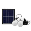 Solar Lamp Split Indoor And Outdoor Led Lamp Outdoor Courtyard Lamp Street Lamp One Driven Two Groups Of Bulb Lighting