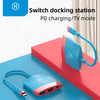 Switch Dock TV Dock for Nintendo Switch Portable Docking Station USB C to 4K HDMI-compatible USB 3.0 Hub
