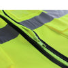 6 Pieces Reflective Vest Sanitation Suit Safety Vest Fluorescent Vest Protective Suit Safety Work Suit for Outdoor Working Night Riding Running