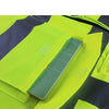 6 Pieces Reflective Vest Sanitation Suit Safety Vest Fluorescent Vest Protective Suit Safety Work Suit for Outdoor Working Night Riding Running