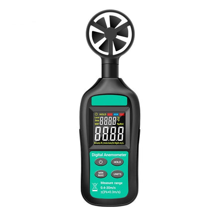 Multi Function Digital Anemometer High Precision Wind Speed Measuring Instrument High Definition Liquid Crystal Display Temperature Measurement