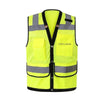 Reflective Vest Summer Breathable Mesh Safety Vest Traffic And Road Administration Vest Fluorescent Yellow