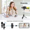 Wireless Microphone Lavalier Professional Mini Portable Noise Reduction Audio Video Recording Live Broadcast For iPhone Type-C