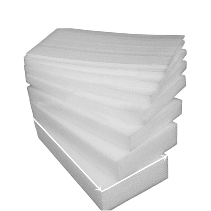 100cm*200cm*1cm Pearl Cotton Board Anti Foam Board Pearl Cotton Baling Sponge EPE Sheet Shockproof Packing Cotton Board