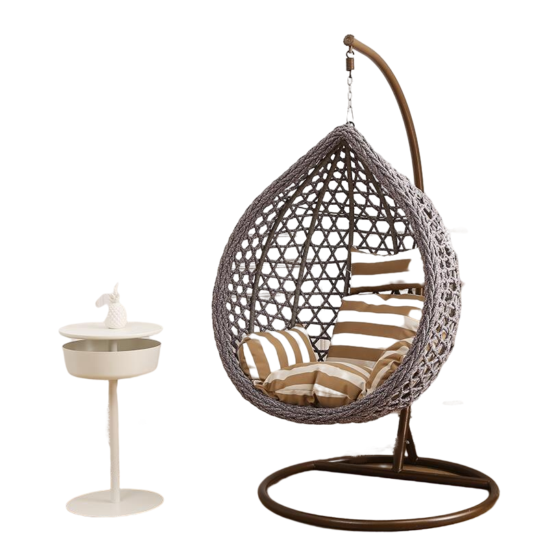 Indoor Hanging Basket Rattan Chair Hanging Chair Balcony Swing Lazy Rocking Chair Single Bird's Nest Hanging Basket Hanging Orchid