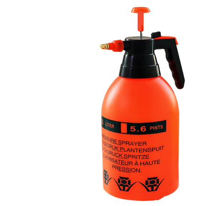 10 Pcs Watering Flower Pot Spray Bottle Garden Household Watering Kettle Pressure Sprayer Sterilizing Kettle (Orange Red)