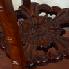 Antique Solid Wood Green Rose Flower Rack Classical Flower Pot Rack Living Room Study Balcony Old Elm Multi-layer Quality Ming And Qing Chinese Living Room Flower Table Black Walnut Color Surface 30 High 90
