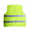 6 Pieces Reflective Vest Fluorescent Vest Highway Construction Site Reflective Vest Light Comfortable Reflective Strip Work Vest Yellow Free Size