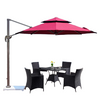 Outdoor Sunshade Umbrella Table Chair Umbrella Patio Garden Tent Umbrella Folding Stall Advertising Large Beach Umbrella Leisure Security Sentry Box Umbrella