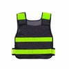 Reflective Vest Flood Prevention Vest Reflective Vest Traffic Sanitation Construction Duty Safety Suit Fluorescent Net Black Two Horizontal Velcro