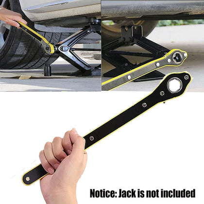 2 PCS Auto Labor-Saving Jack Ratchet Wrench