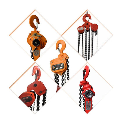 2T * 6m Hand Monorai Chain Block Crane Lifting Sling With Hook