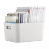 6 Pieces Cabinet A4 File Frame Sundries Storage Box Desktop Plastic Cosmetic Storage Box Bathroom Storage Basket Large Size