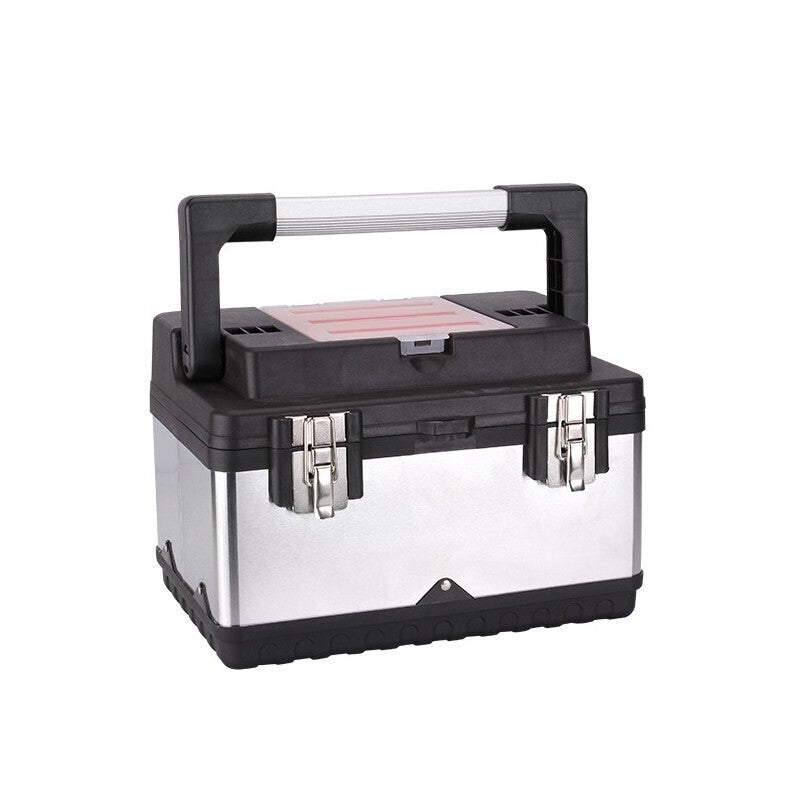 Toolbox Suitcase Multi functional Hardware Storage Stainless Steel Large Capacity Suitable For Maintenance Workers
