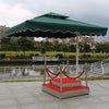 Security Guard Station Sunshade Umbrella Community Property Guard Image Platform Guard Yard Outdoor Advertising Sun Umbrella Square Umbrella 2.1m