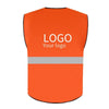 10 Pieces Orange Sanitation Vest Reflective Vest Garden Road Construction Work Clothes Construction Road Safety Clothes