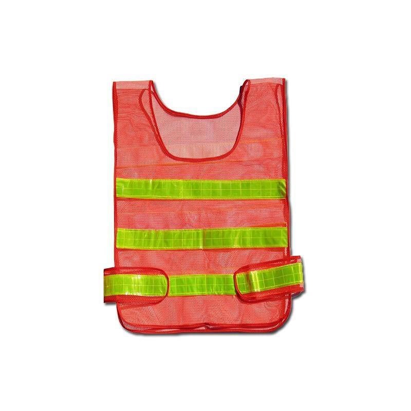 15 Pieces Reflective Vest  Reflective Vest Sanitation Fluorescent Yellow Orange Reflective Vest