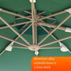 Outdoor Sunshade Umbrella Table Chair Umbrella Patio Garden Tent Umbrella Folding Stall Advertising Large Beach Umbrella Leisure Security Sentry Box Umbrella