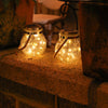 Solar Lamp Floor Lamp Household Garden Lamp Outdoor Night Market Lamp Waterproof LED Garden Lamp Cracked Glass Lamp