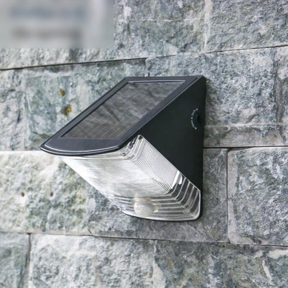 LED Solar Induction Lamp Outdoor Column Head Lamp Anti-theft Wall Lamp Human Body Induction Solar Lamp Courtyard Lamp Landscape Lamp