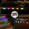 16 Pack Solar Deck Lights LED Waterproof Outdoor Solar Powered LED Step Lights For Decks Stairs Patio Path Yard Garden Decor