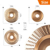Wood Carving Disc Wood Shaping Disc Wood Shaper for Angle Grinder 4 1/2 Inch with 7/8 & 5/8 Arbor