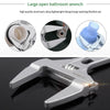 Multi-functional Bathroom Wrench Short Handle Large Opening Repair Sewer Pipe Air Conditioner Adjustable Wrench