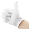 6 Pieces White Gloves Etiquette Gloves Stationery Gloves 12 Pairs Of Thin Cotton Driving Gloves Driver Antiskid Reception Review Performance Student Flag Raising Plate Bead Work Labor Protection White Gloves [12 Pairs] Etiquette Gloves