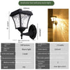 Solar Wall Lamp Outdoor Waterproof Courtyard Lamp Intelligent Touch Switch LED Aluminum Outdoor Wall Lamp Door Lamp Garden Lamp Solar Wall Lamp