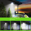 Solar Lamp Courtyard Lamp Household Outdoor Super Bright Street Lamp New Rural Indoor And Outdoor Lighting Wall Lamp Split LED Projection Lamp