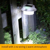 Solar Lamp Landscape Lamp Outdoor Wall Lamp Eaves Lamp Household LED Garden Courtyard Lamp Outdoor Balcony Doorpost Fence Solar Street Lamp 10 Pieces