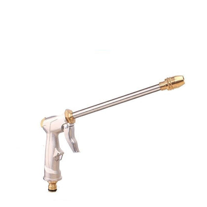 5 Meters New All Copper High Pressure Car Wash Water Gun Household Set Magic Expansion Hose Pressurized Brush Vehicle Artifact Vehicle Vehicle Foam Spray Head Grab Garden Flower Magic Hose