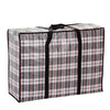 80 * 55 * 24cm Black Lattice Pack Of 10 Woven Bag Extra Large Moving Bag Extra Thick Oxford Cloth Luggage Packing Bag
