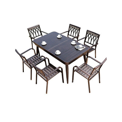 Outdoor Table And Chair Outdoor Courtyard Villa Outdoor Balcony Table And Chair Combination Table And Chair Cast Aluminum Leisure Table And Chair
