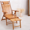 Bamboo Reclining Chair Lunch Break Rocking Chair Folding ChairElderly Carefree Chair Household Adult Nap Chair Bamboo Wooden Chair Folding Bed