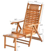 Bamboo Reclining Chair Lunch Break Rocking Chair Folding ChairElderly Carefree Chair Household Adult Nap Chair Bamboo Wooden Chair Folding Bed