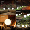 Solar Column Head Lamp LED Outdoor Wall Lamp Gate Courtyard Wall Lamp Waterproof Garden Villa Courtyard Lamp Household Ball Lamp Municipal White Light