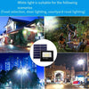 Two Color Solar Lamp Aluminum Alloy Projection Lamp Household Waterproof Outdoor Street Lamp Villa Courtyard Sub Lamp