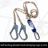 Safety Rope Kaibit Self-locking Hook Aerial Work Anti Falling Double Hook Damping Connecting Rope