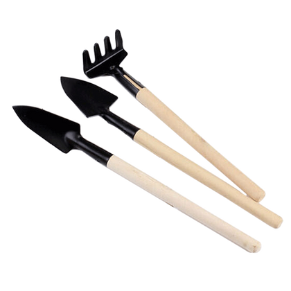 10 Pcs Household Fleshy Plant Gardening Three Piece Set Gardening Soil Loosening Tool Set Potted Flower Spade Flower Spade Rake Gardening Three Piece Set