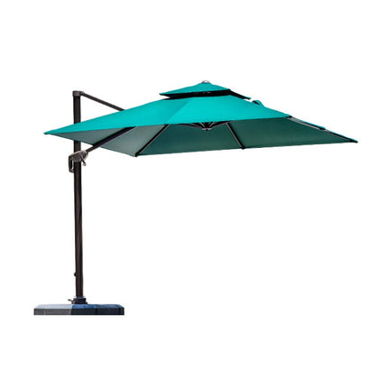 Outdoor Sunshade Umbrella Courtyard Umbrella Roman Umbrella Outdoor Large Sun Umbrella Stall Bar Folding Solar Umbrella With Lamp 3m Square Umbrella