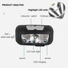 2 PCS Mini LED Headlamp Camping Flashlight Head Light Lamp
