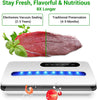 Vacuum Sealer Machine, Multipurpose Automatic Vacuum Sealing Machine, Dry & Moist Modes, Easy to Clean, For Meat or Wet Food in Home Kitchen