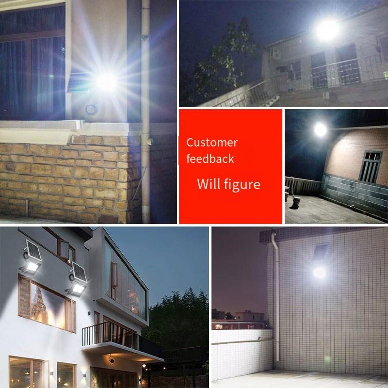 Solar Lamp LED Projection Lamp Outdoor Street Lamp Super Bright Outdoor Waterproof Lamp Household Outdoor Courtyard Lamp 200w