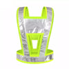 10 Pieces V-shaped Reflective Vest Traffic Warning Clothing Duty Environmental Protection Reflective Vest Polyester V-shaped Reflective Vest Fluorescent Yellow