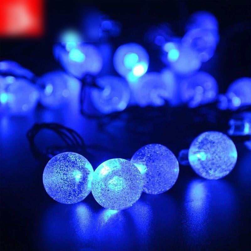 Solar Charging Lamp String Color Decorative Lamp Villa Courtyard Sub Lamp Room External Tree Color Lamp Outdoor Colorful Flashing Atmosphere Lamp