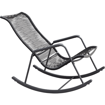 Lounge Chair Rocking Chair Adult Lazy Leisure Balcony Carefree Chair Rattan Woven Master Chair Rocking Chair Darwin Rocking Chair