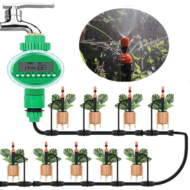 Household Automatic Flower Watering Device Watering Artifact Drip Irrigation Pipe Household With Intelligent Sprinkler Irrigation System Drip