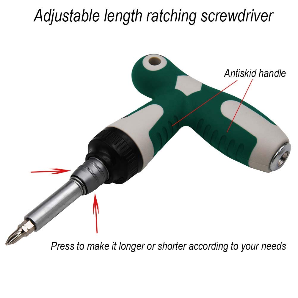 41 in 1T Handle Ratchet Screwdriver Set with Multi Bits