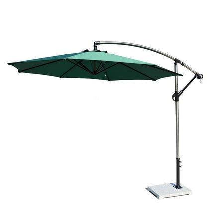 Aluminum Alloy Single Top 2.7m Outdoor Sun Umbrella Courtyard Umbrella Large Outdoor Sun Umbrella Banana Umbrella Rainproof Terrace Beach Leisure Super Large Sun Umbrella Banana Umbrella